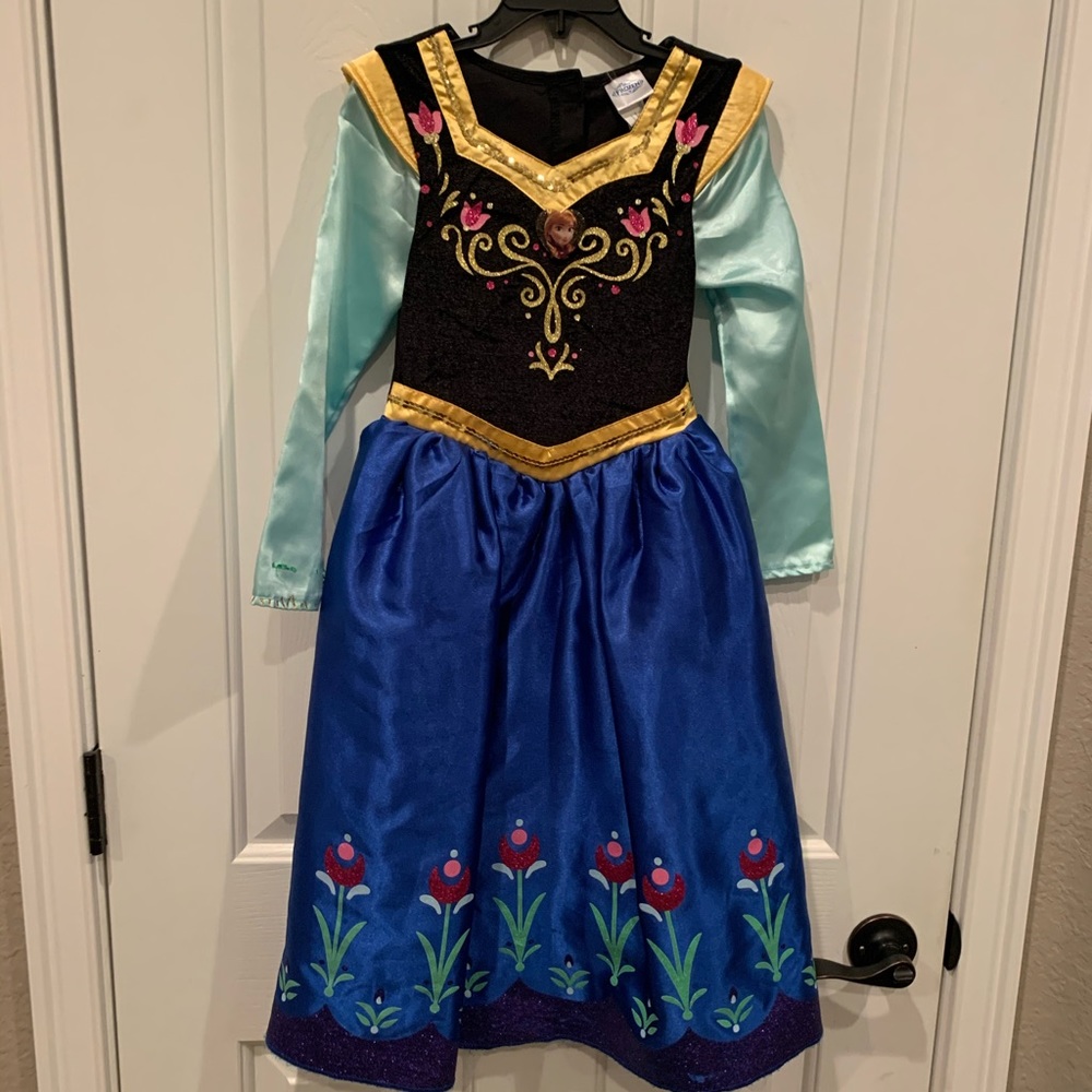 Disney Frozen Anna Dress- Child size small 4-6
